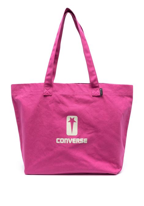 Pink logo -detail shoulder bag - unisex CONVERSE X DRKSHDW | DC01CX092100R013